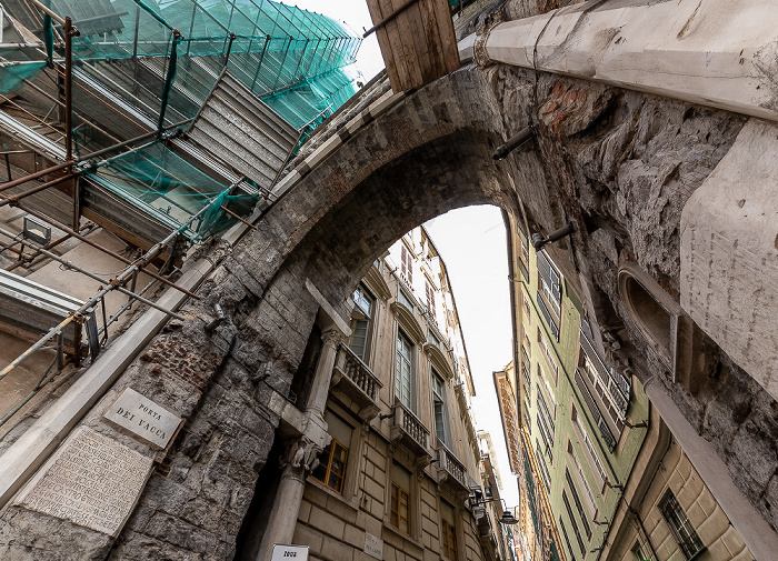 Genua Centro storico: Porta dei Vacca, Via del Campo