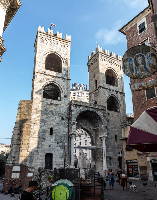 Genua Centro storico: Piano di Sant'Andrea - Porta di Sant'Andrea (Porta Soprana)