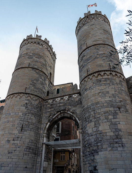 Centro storico: Porta di Sant'Andrea (Porta Soprana) Genua