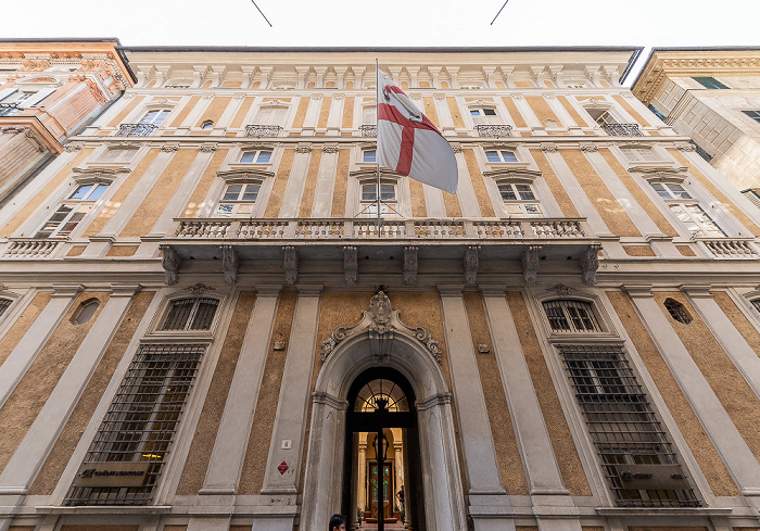 Centro storico: Via Giuseppe Garibaldi (Via Aurea, Già Strada Nuova) - Palazzo Doria (Palazzo Gio Battista Spinola) Genua