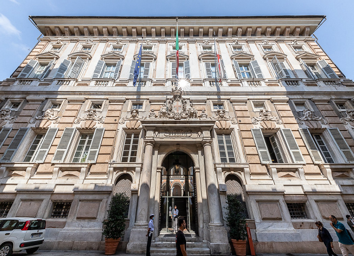 Genua Centro storico: Via Giuseppe Garibaldi (Via Aurea, Già Strada Nuova) - Palazzo Doria-Tursi