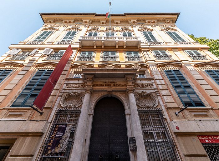 Genua Centro storico: Via Giuseppe Garibaldi (Via Aurea, Già Strada Nuova) - Palazzo Bianco