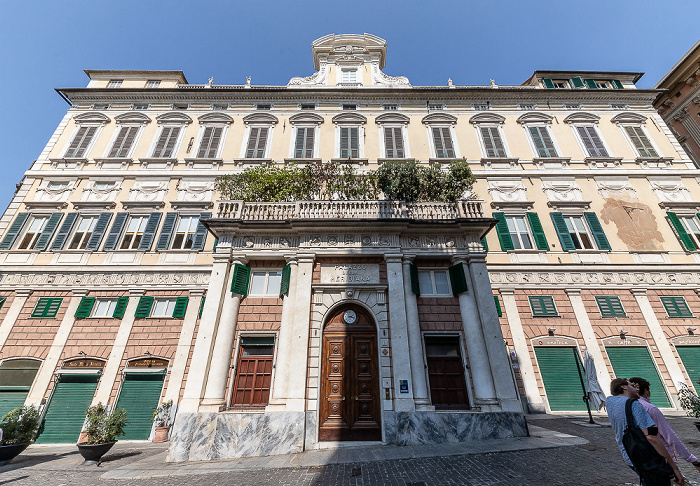 Genua Centro storico: Piazza della Meridiana - Palazzo Gerolamo Grimaldi