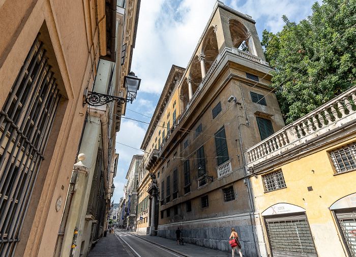 Genua Centro storico: Via Balbi - Palazzo G. Agostino Balbi Palazzo Giacomo e Pantaleo Balbi