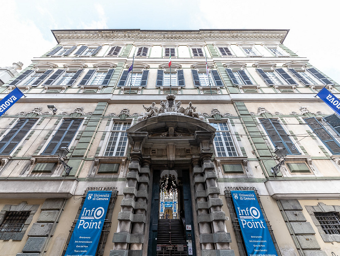 Genua Centro storico: Via Balbi - Palazzo dell'Università di Genova
