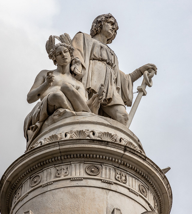 Statua a Cristoforo Colombo Genua