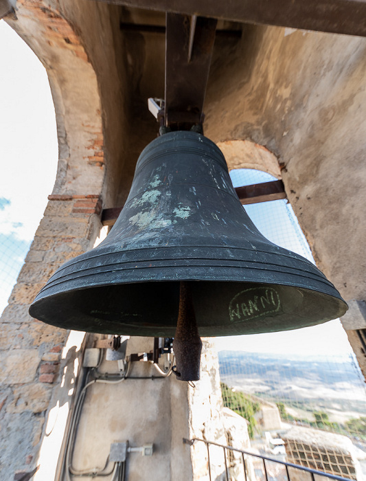 Glock im Turm des Palazzo dei Priori Volterra