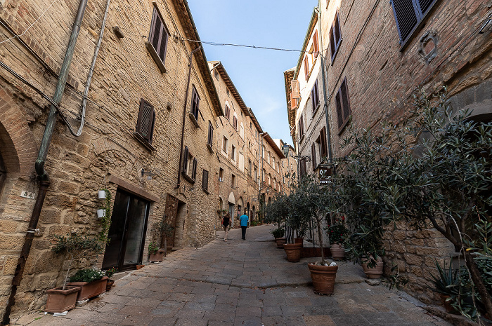 Volterra Centro storico: Via Porta all'Arco