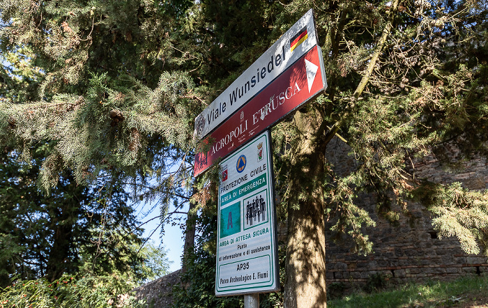 Parco Archeologico Enrico Fiumi: Viale Wunsiedel Volterra