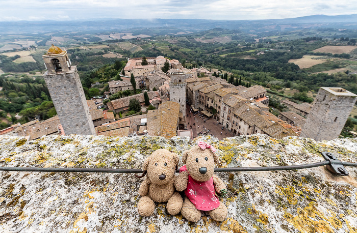 San Gimignano Torre Grossa: Teddy und Teddine