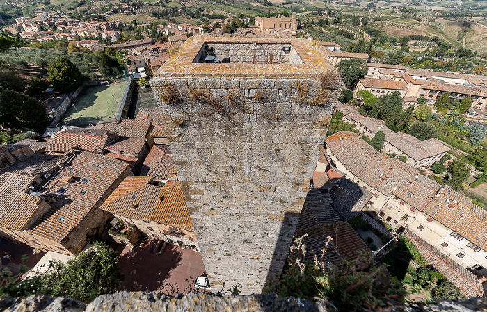 Blick vom Torre Salvucci Maggiore: Nummer 2 der Torri dei Salvucci San Gimignano