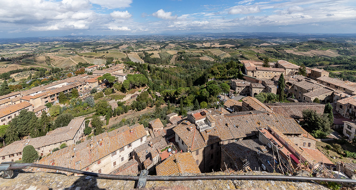 Blick vom Torre Salvucci Maggiore San Gimignano