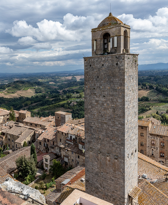San Gimignano Blick vom Torre Salvucci Maggiore: Torre Rognosa