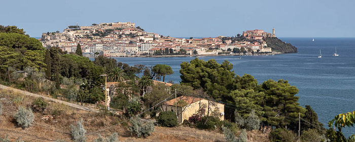 Fortezze Medicee, Darsena medicea, Centro storico, Forte Stella, Faro di Portoferraio, Tyrrhenisches Meer
