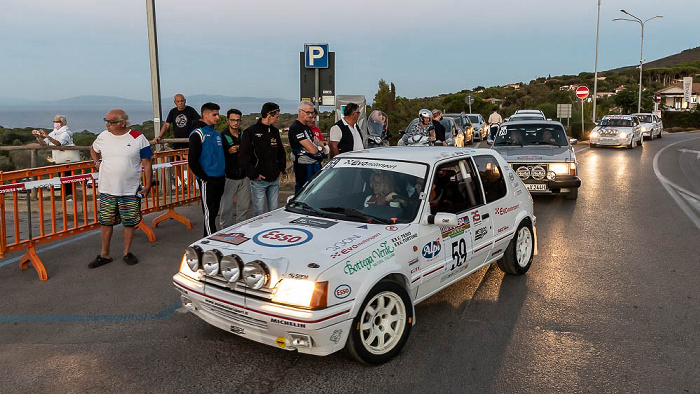 Capoliveri Teilnehmer der Rally Elba Storico
