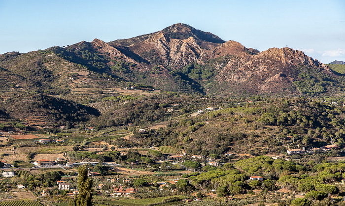 Capoliveri Blick auf den Monte Castello