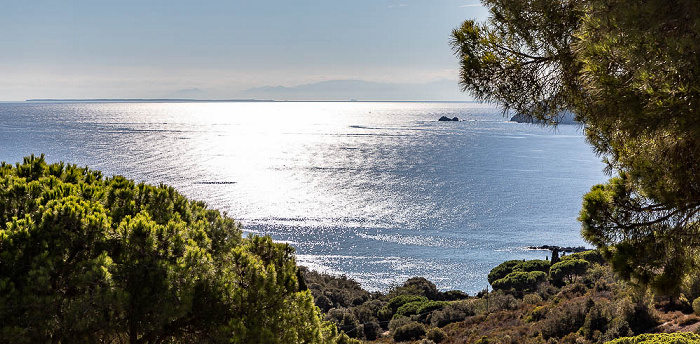 Capoliveri Blick auf das Tyrrhenische Meer