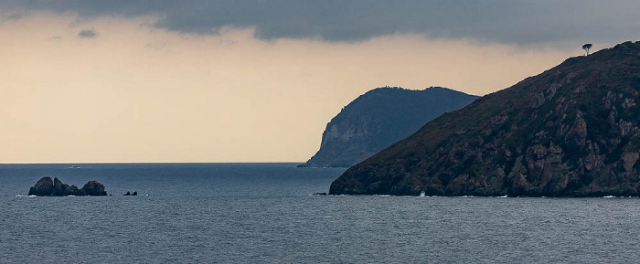 Capoliveri Blick auf den Golfo Stella (Tyrrhenisches Meer)
