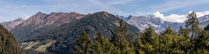 Tirol Zillertaler Alpen mit Schmirntal (links) und Valser Tal (rechts)