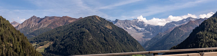 Tirol Zillertaler Alpen mit Schmirntal (links) und Valser Tal (rechts)