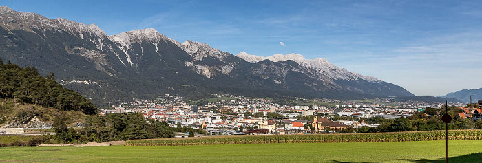 Innsbruck Karwendel mit der Inntalkette (Nordkette)