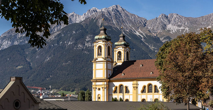 Innsbruck Wiltener Basilika Inntalkette (Nordkette) Karwendel