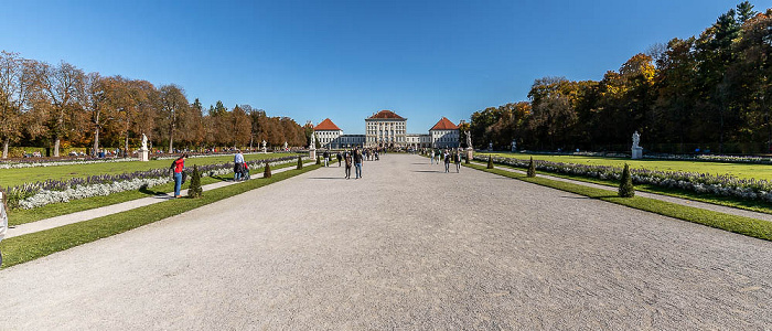 München Schlosspark Nymphenburg (Großes Parterre), Schloss Nymphenburg