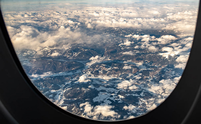 Steiermark Gurktaler Alpen 2022-01-28 Flug UAE50 München Franz Josef Strauß (MUC/EDDM) - Dubai (DXB/OMDB) Luftbild aerial photo