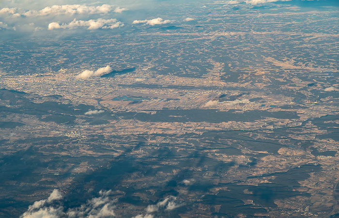 Steiermark Graz 2022-01-28 Flug UAE50 München Franz Josef Strauß (MUC/EDDM) - Dubai (DXB/OMDB) Luftbild aerial photo