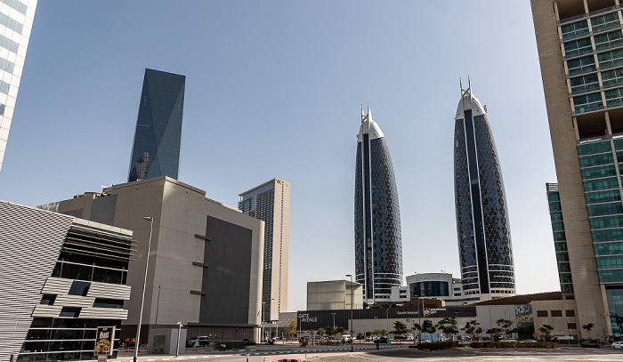 Dubai International Financial Centre: ICD Brookfield Place (links), Park Towers Dubai