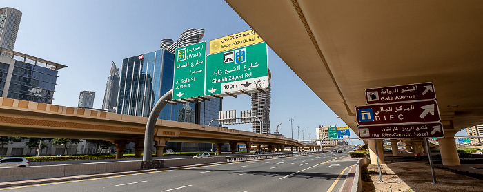 Downtown Dubai: Financial Centre Road