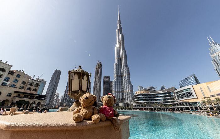 Downtown Dubai: Burj Khalifa - Teddy und Teddine