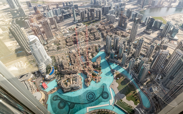 Dubai Blick vom Burj Khalifa At the Top
