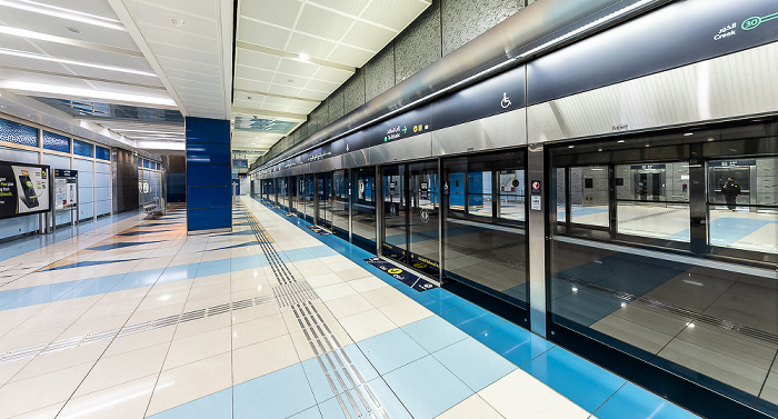 Dubai Metro Green Line: Gold Souq Metro Station Dubai