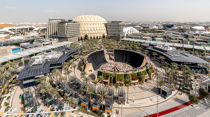 EXPO 2020 Dubai: Blick von Garden in the Sky - Water Feature Dubai