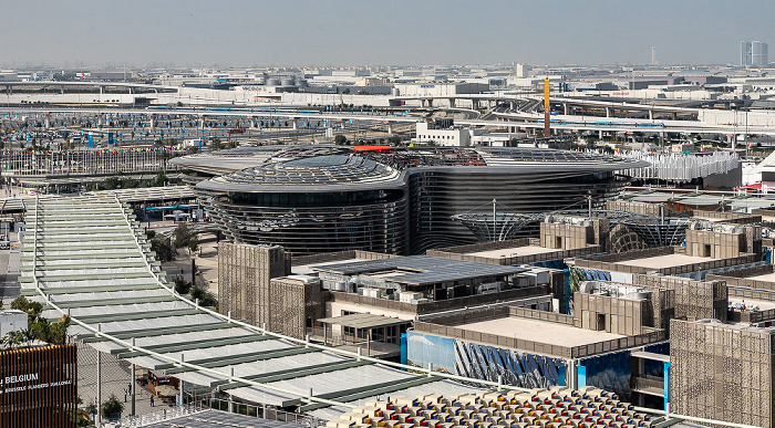 EXPO 2020 Dubai: Blick von Garden in the Sky - Alif - The Mobility Pavilion Dubai