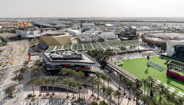 EXPO 2020 Dubai: Blick von Garden in the Sky Garden in the Sky EXPO 2020 Jubilee Park EXPO 2020 Jubilee Stage EXPO 2020 Kanadischer Pavillon EXPO 2020 Kuwaitischer Pavillon EXPO 2020 Philippinischer Pavillon EXPO 2020 Portugiesischer Pavillon EXPO 2020 Terra - The Sustainability Pavilion EXPO 2020