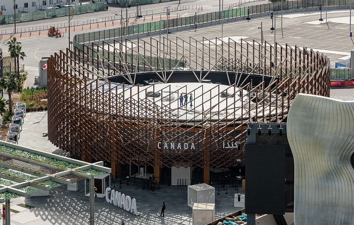 EXPO 2020 Dubai: Blick von Garden in the Sky - Kanadischer Pavillon Dubai