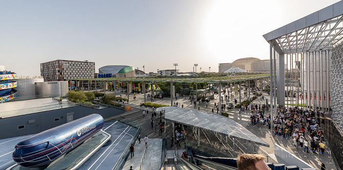 EXPO 2020 Dubai: Blick vom DP World Pavilion Dubai