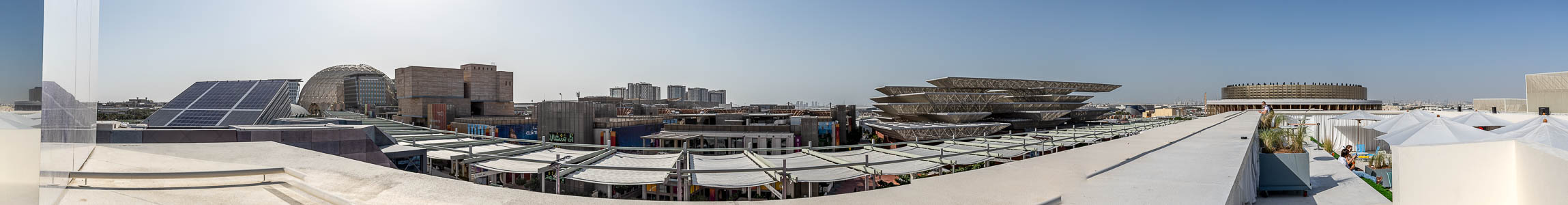 EXPO 2020 Dubai: Blick vom Schweizer Pavillon Dubai