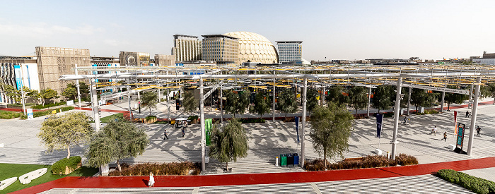 EXPO 2020 Dubai: Blick vom Koreanischen Pavillon Al Wasl Plaza EXPO 2020 Koreanischer Pavillon