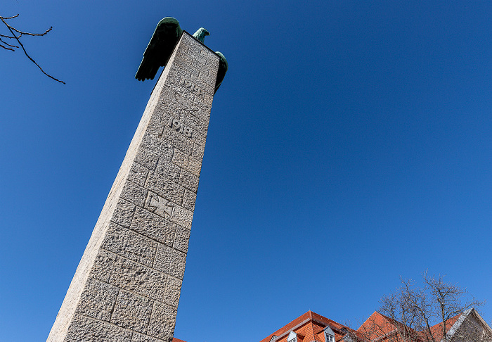 Siemensstadt: Nonnendammallee - Denkmal für die Gefallenen der Siemenswerke Berlin