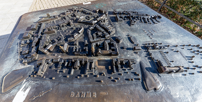 Köpenicker Altstadt: Modell der Altstadt Berlin