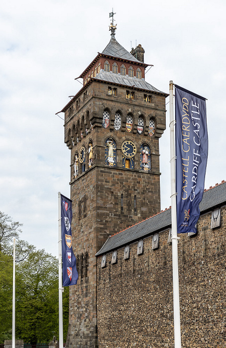 Cardiff Castle: Clock Tower Cardiff