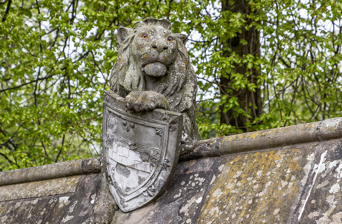 Cardiff Castle Street: Animal Wall - Lion (Löwe)