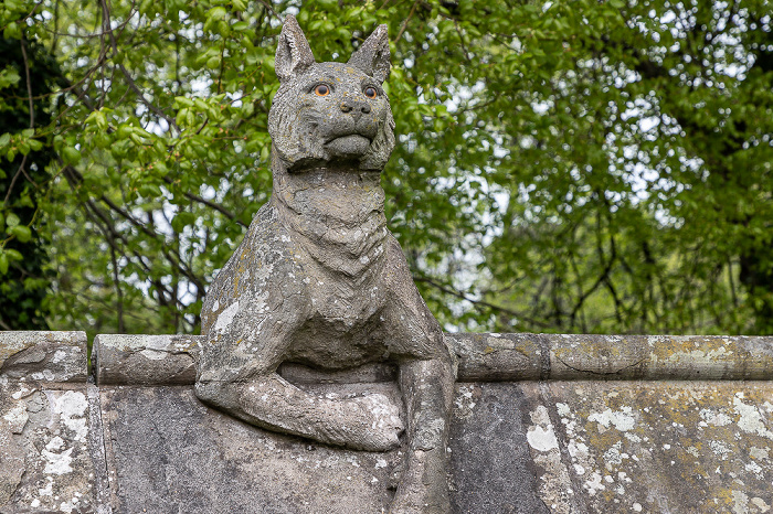 Castle Street: Animal Wall - Lynx (Luchs) Cardiff