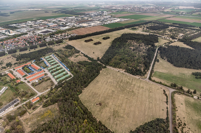 Luftbild aus Zeppelin: Hochbrück Garching bei München