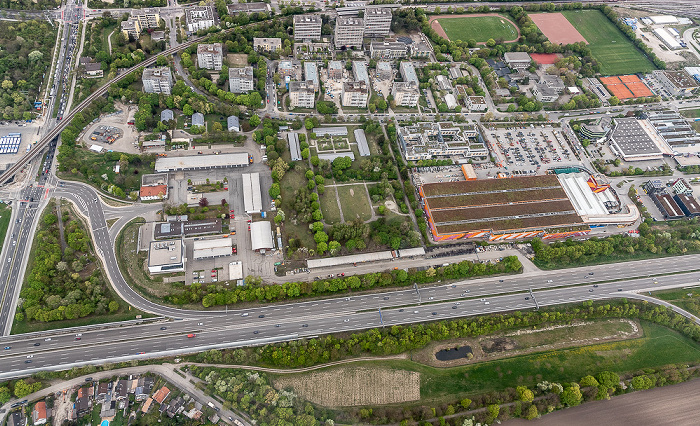 Luftbild aus Zeppelin: Schwabing-Freimann - Kieferngarten München