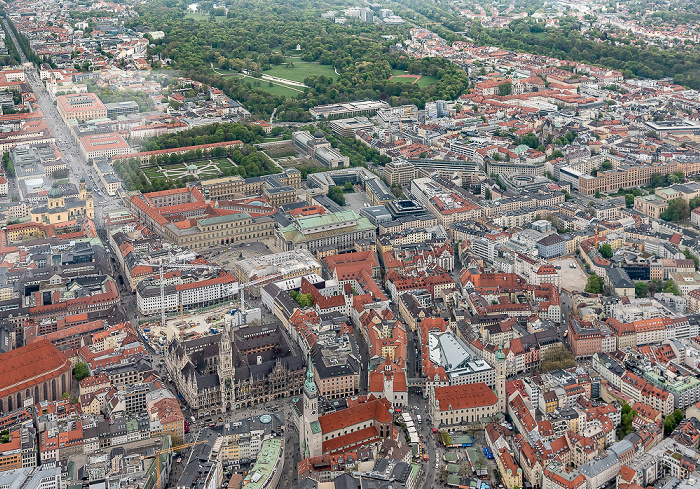 Luftbild aus Zeppelin: Altstadt-Lehel München
