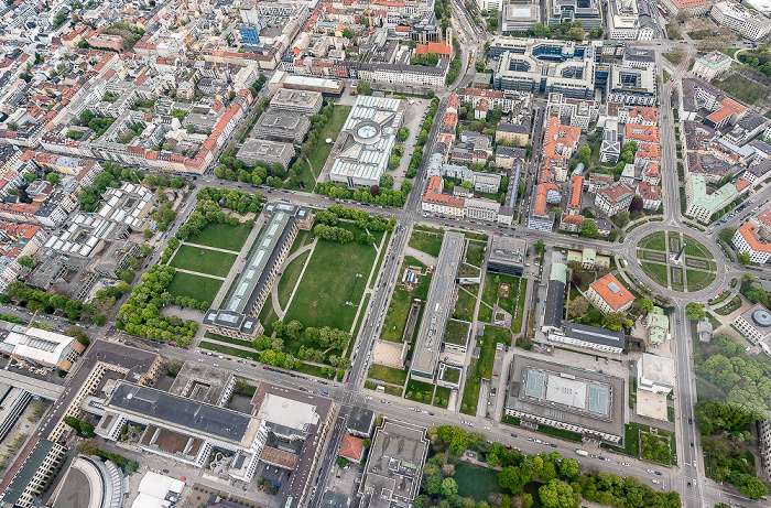 München Luftbild aus Zeppelin: Maxvorstadt